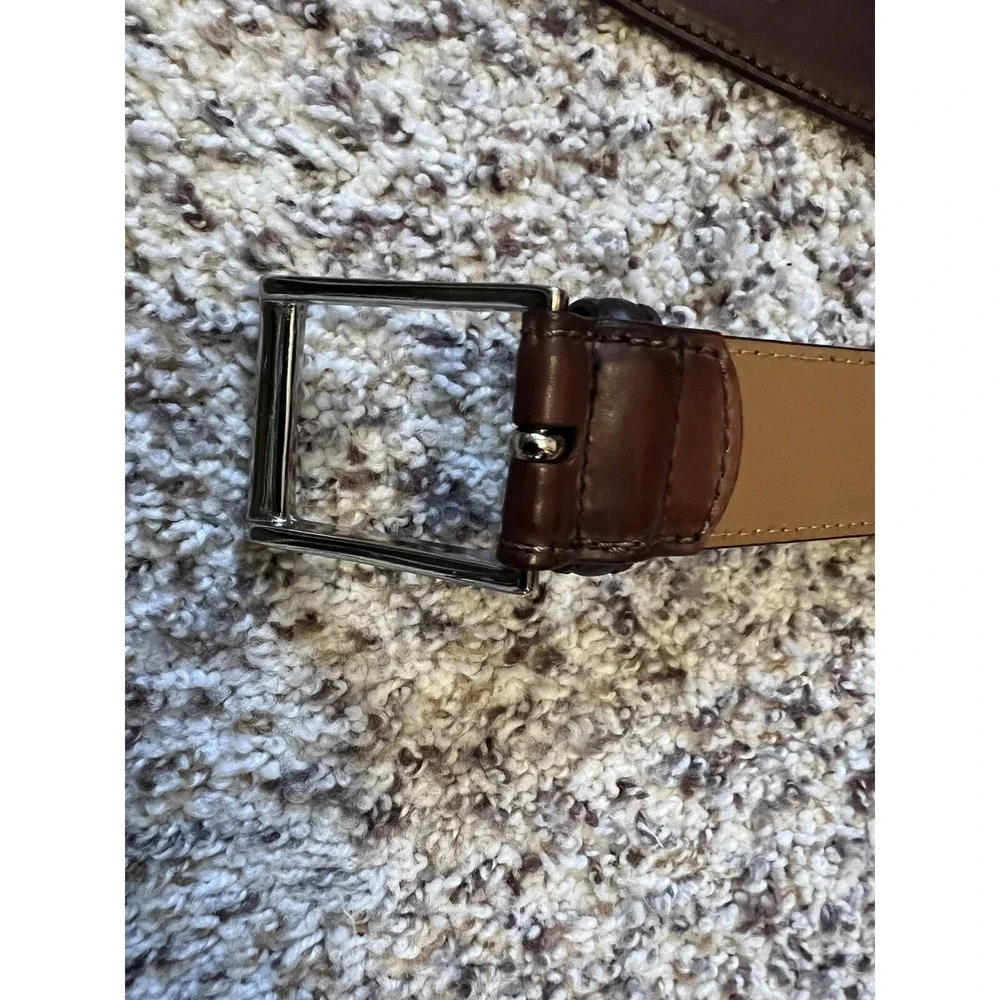 Magnanni New Genuine Leather Belt - 1078 - Cognac Brown - Size 44 Made In Spain